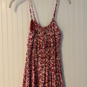 Altar'd State Red Floral Mini Dress